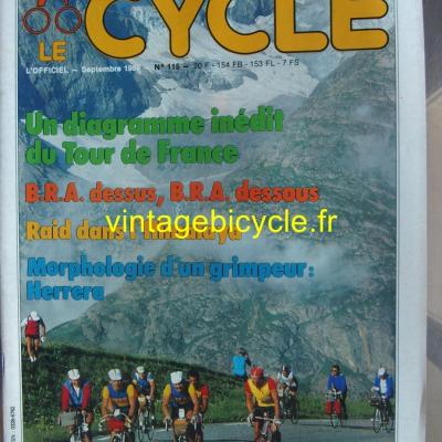 LE CYCLE l'officiel 1985 - 09 - N°115 septembre 1985