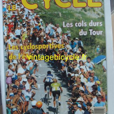 LE CYCLE l'officiel 1988 - 07 - N°147 juillet / aout 1988