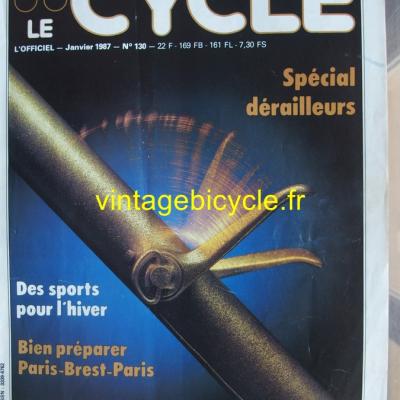 LE CYCLE l'officiel 1987 - 01 - N°130 janvier 1987