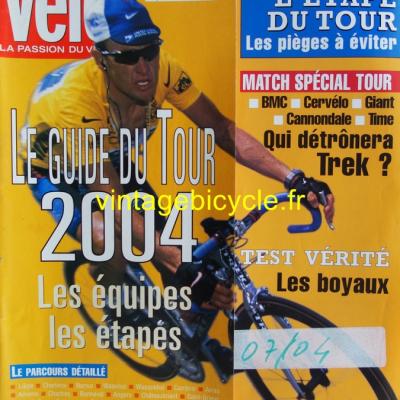 TOP VELO 2004 - 07 - N°88 juillet 2004