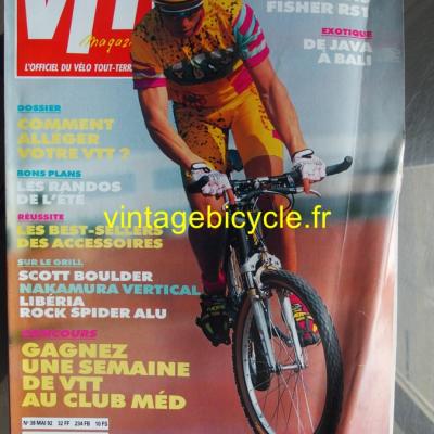 VTT MAGAZINE 1992 - 05 - N°38 mai 1992